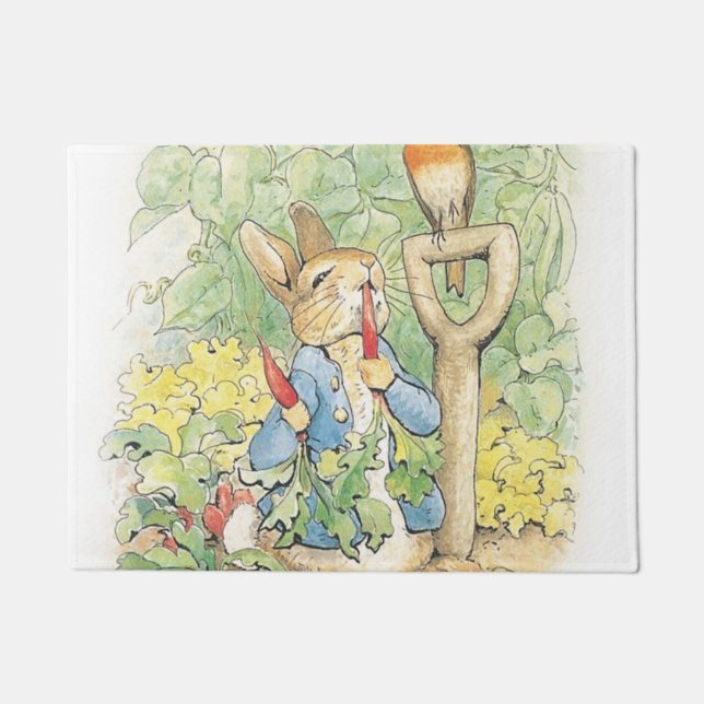 Peter Rabbit in the Garden - Beatrix Potter Deurmat (Voorkant)