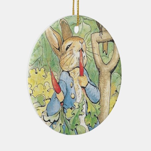 Peter Rabbit in the Garden - Beatrix Potter Keramisch Ornament (Rechts)