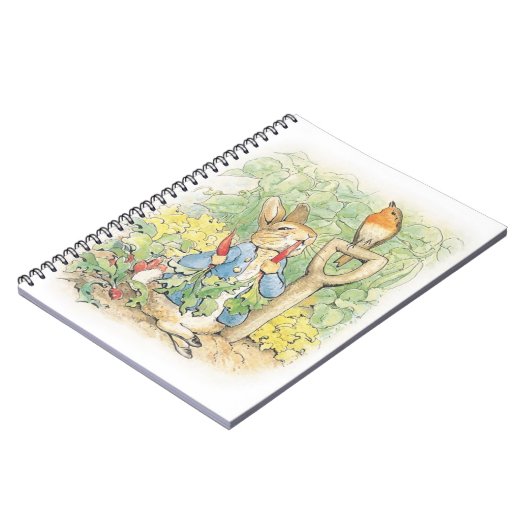 Peter Rabbit in the Garden - Beatrix Potter Notitieboek (Linkerzijde)