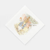 Peter Rabbit in the Garden (door Beatrix Potter) Servet (Hoek)