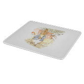 Peter Rabbit in the Garden (door Beatrix Potter) Snijplank (Hoek)