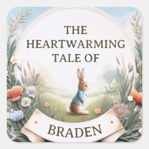 Peter Rabbit in the Garden Vierkante Sticker
