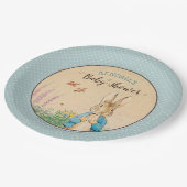 Peter Rabbit | Jongen Baby shower Papieren Bordje (Gekanteld)