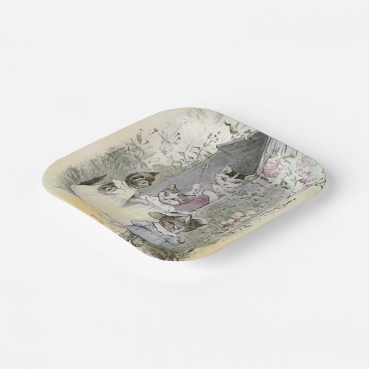 Peter Rabbit (katten) Borden van papier Papieren Bordje (Gebogen)