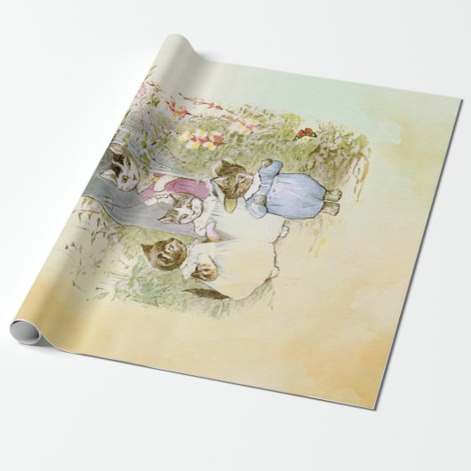 Peter Rabbit (katten) Cadeaupapier (Uitgerold)