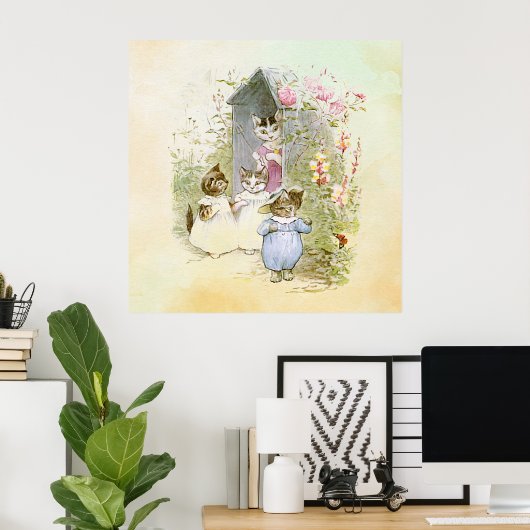 Peter Rabbit (katten) Poster (Thuiskantoor)