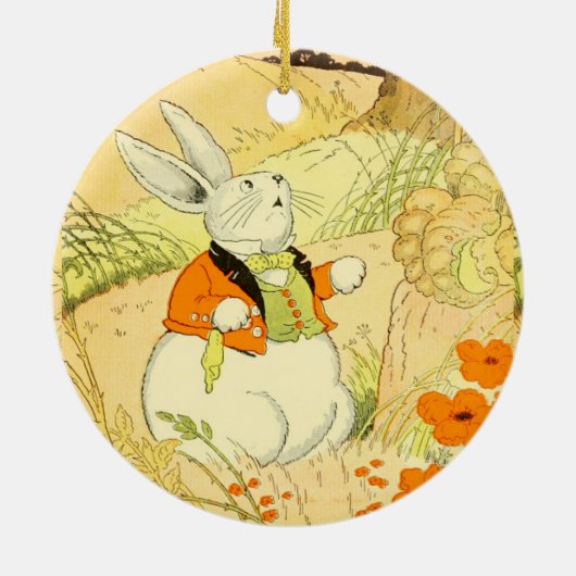 Peter Rabbit Keramisch Ornament (Achterkant)