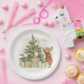 Peter Rabbit kerstboom Papieren Bordje (Feest)