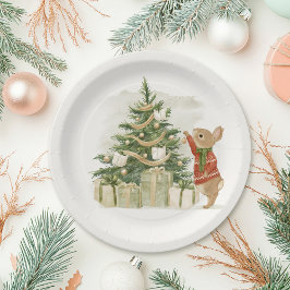 Peter Rabbit kerstboom Papieren Bordje