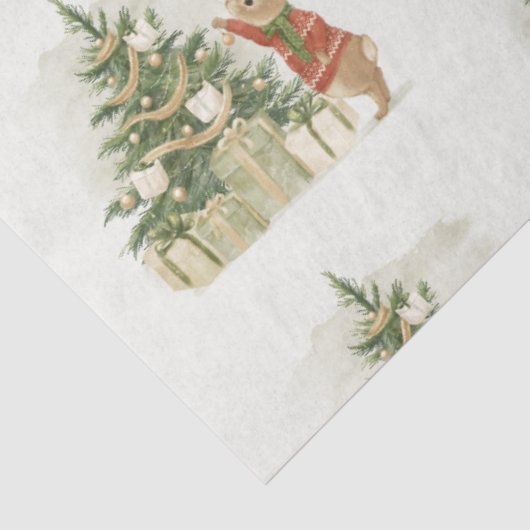 Peter Rabbit kerstboom Tissuepapier (Detail)