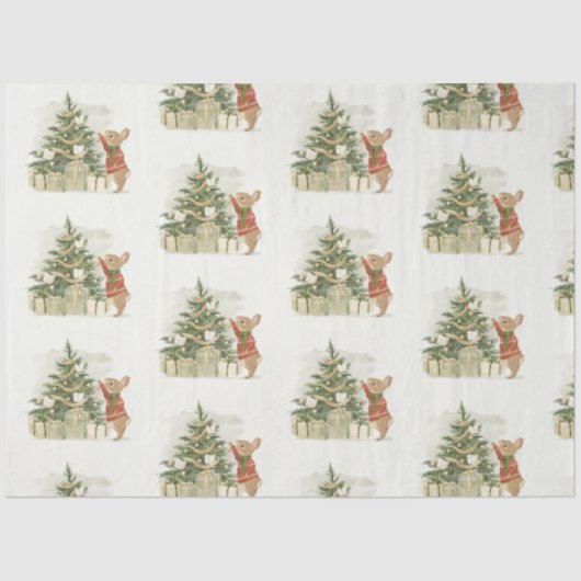 Peter Rabbit kerstboom Tissuepapier (Voorkant)