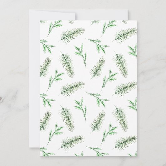 Peter Rabbit Kerstmis Baby shower Kaart (Achterkant)