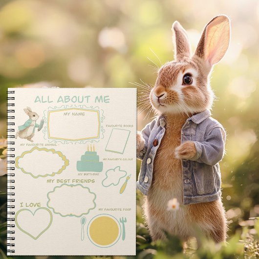 Peter Rabbit Kids Verjaardag & Spel Notitieboek