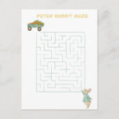 Peter Rabbit Kinderverjaardag&Spel Briefkaart (Voorkant)