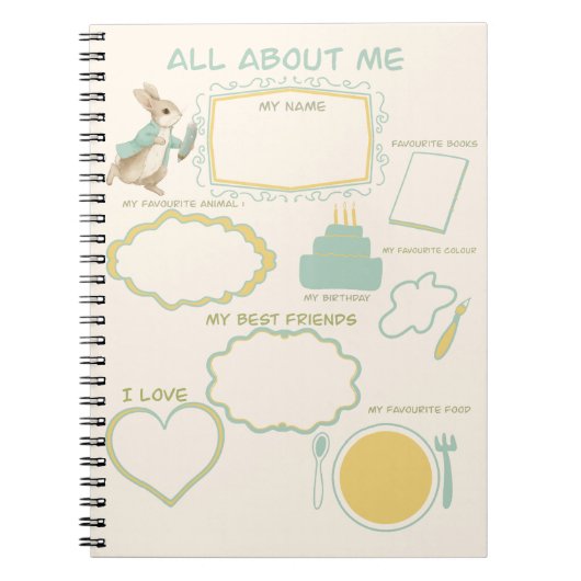 Peter Rabbit Kinderverjaardag&Spel Notitieboek (Voorkant)