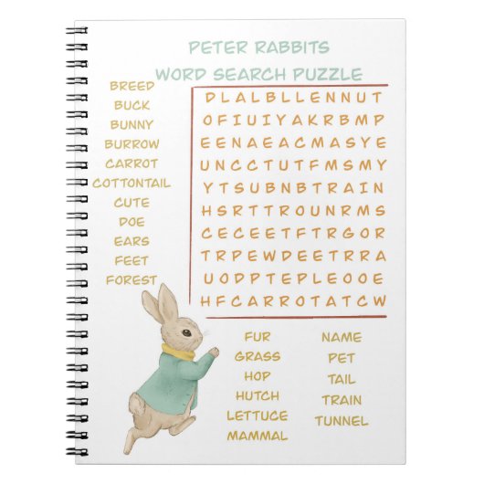 Peter Rabbit Kinderverjaardag&Spel Notitieboek (Voorkant)