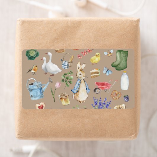 Peter Rabbit-label Etiket (Insitu)