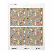 Peter Rabbit-label Etiket (Full Sheet)