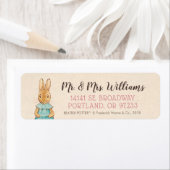 Peter Rabbit | MeisjesBaby shower Etiket (Insitu)