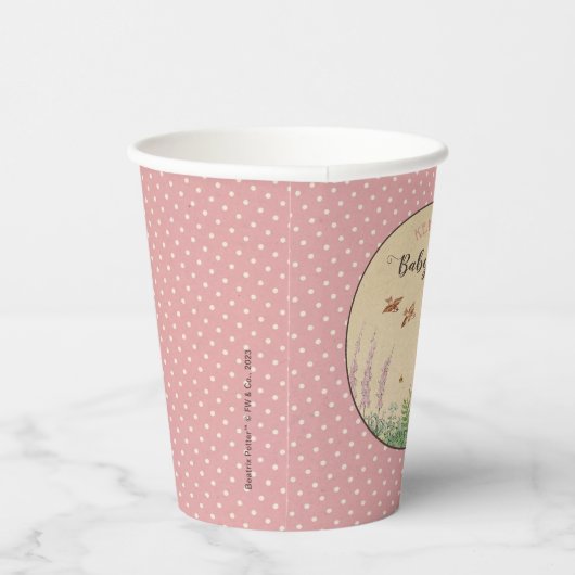 Peter Rabbit | MeisjesBaby shower Papieren Bekers (Rechts)