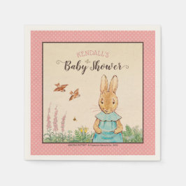 Peter Rabbit | MeisjesBaby shower Servet