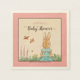 Peter Rabbit | MeisjesBaby shower Servet