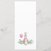Peter Rabbit Menu (Achterkant)