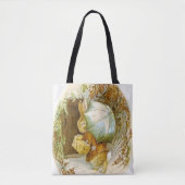 “Peter Rabbit met Winterparaplu” van Beatrix Pot Tote Bag (Voorkant)