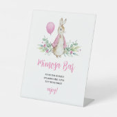 Peter Rabbit Mimosa Bar Reclamebord Met Voetstuk (Voorkant)