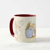 Peter Rabbit mix Two-Tone Coffee Mok (Voorkant links)