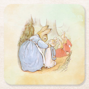 Peter Rabbit (moeder) Kartonnen Onderzetters