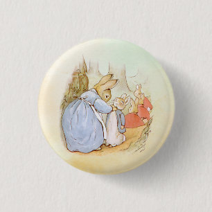 Peter Rabbit (moeder) Ronde Button 3,2 Cm