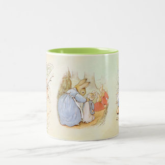 Peter Rabbit (moeder) Tweekleurige Koffiemok