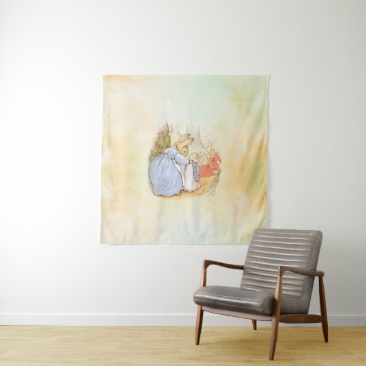 Peter Rabbit (moeder) Wandkleed (In situ)