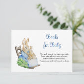 Peter Rabbit Mommy Books For Baby RSVP Card (Staand voorkant)
