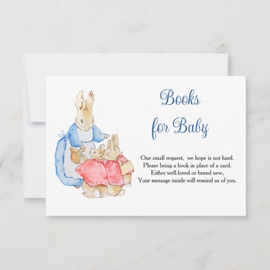 Peter Rabbit Mommy Books For Baby RSVP Kaartje (Voorkant)