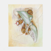 Peter Rabbit (muizen 1) Fleece Deken (Voorkant)