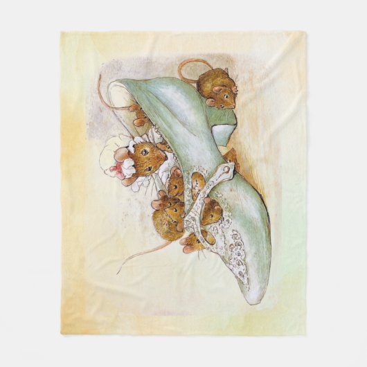 Peter Rabbit (muizen 1) Fleece Deken (Voorkant)