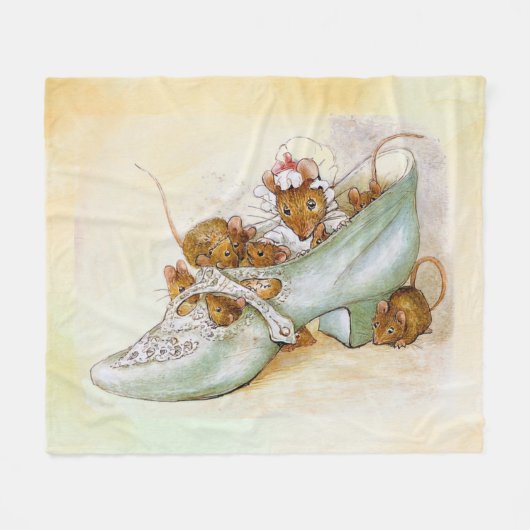 Peter Rabbit (muizen 1) Fleece Deken (Voorkant (Horizontaal))