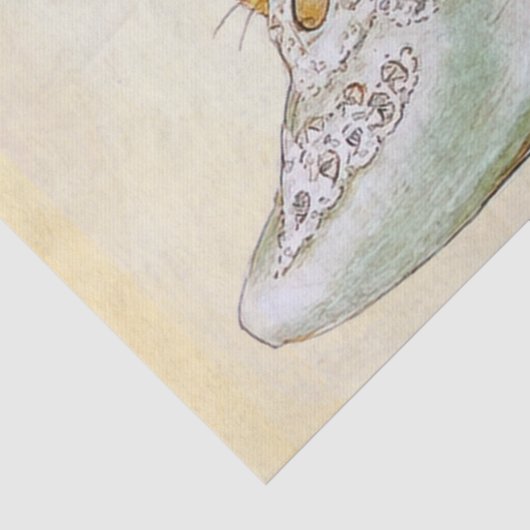 Peter Rabbit (muizen 1) Tissuepapier (Detail)