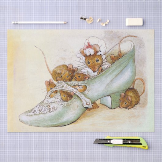 Peter Rabbit (muizen 1) Tissuepapier (Craft)