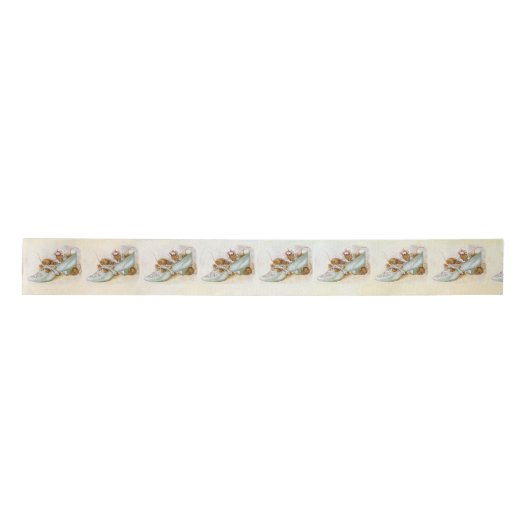 Peter Rabbit (muizen) Satin Ribbon Satijnen Lint (Voorkant)
