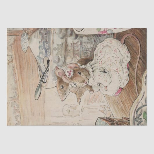 Peter Rabbit (muizen) Weefselpapier Tissuepapier (Voorkant)