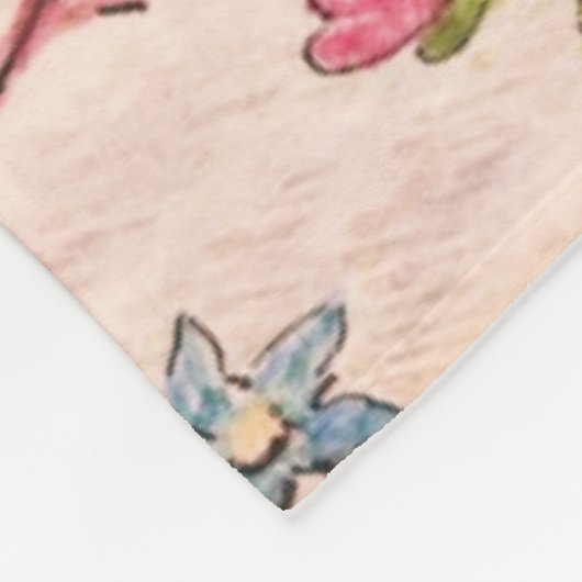 Peter Rabbit (muizennaald met schroefdraad) Fleece Deken (Hoek)