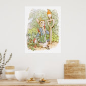 PETER RABBIT Nursery Characters Peter Rabbit eatin Poster (Keuken)