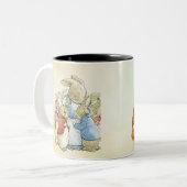 Peter Rabbit Onions Tweekleurige Koffiemok (Voorkant links)