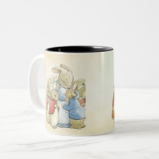 Peter Rabbit Onions Tweekleurige Koffiemok (Voorkant links)