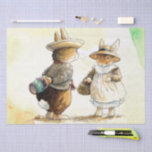 Peter Rabbit (paar) Weefselpapier Tissuepapier (Craft)