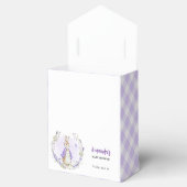 Peter Rabbit Paarse Baby shower Bedankdoosjes (Geopend)