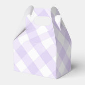 Peter Rabbit Paarse Baby shower Bedankdoosjes (Achterkant)